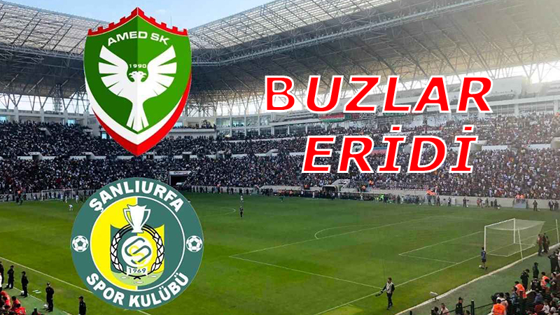 Buzlar eridi: Şanlıurfaspor’dan jest Amedspor’dan teşekkür!