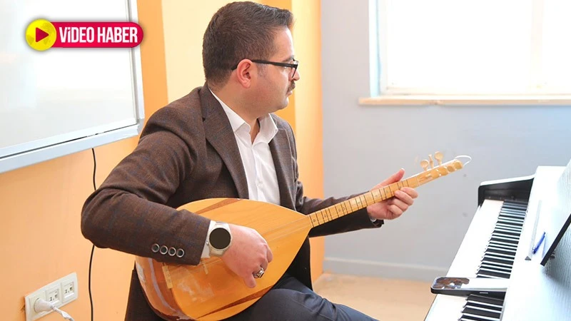 Harran Kaymakamla şenlendi: Bu kez piyano başına geçti