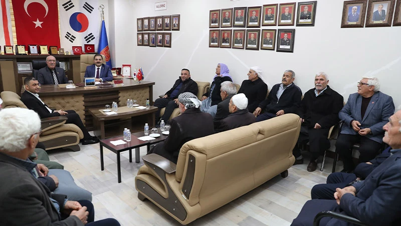 Başkan Canpolat ilk ziyareti şehit aileleri ve gazilere yaptı