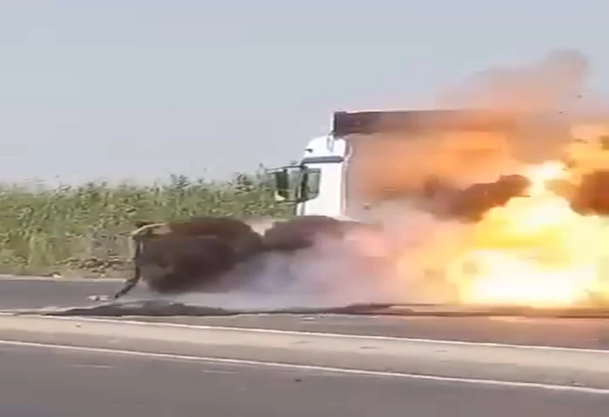 Şanlıurfa’da patlama: Cep telefonu kamerasına yansıdı