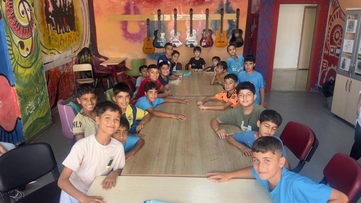 Şanlıurfa'nın sınır ilçesinde örnek eğitim modeli