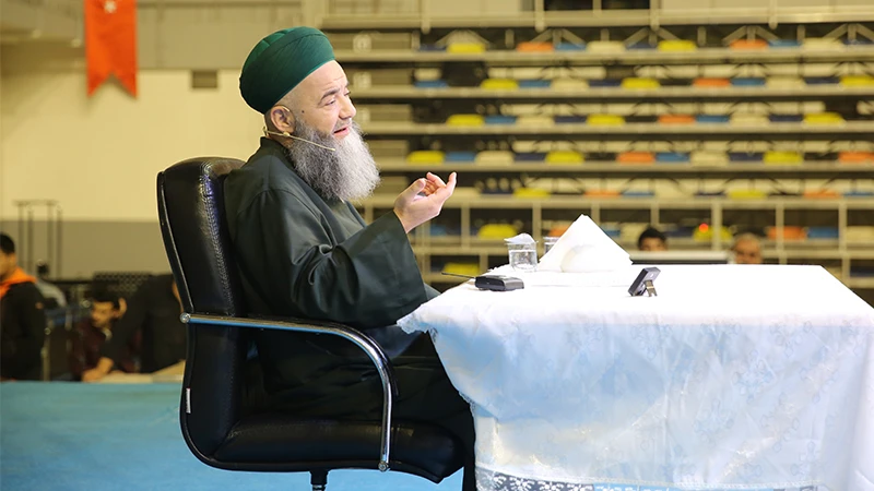 Cübbeli Ahmet Hoca Şanlıurfa'da ahiret yolculuğuna hazırlık dersi verdi