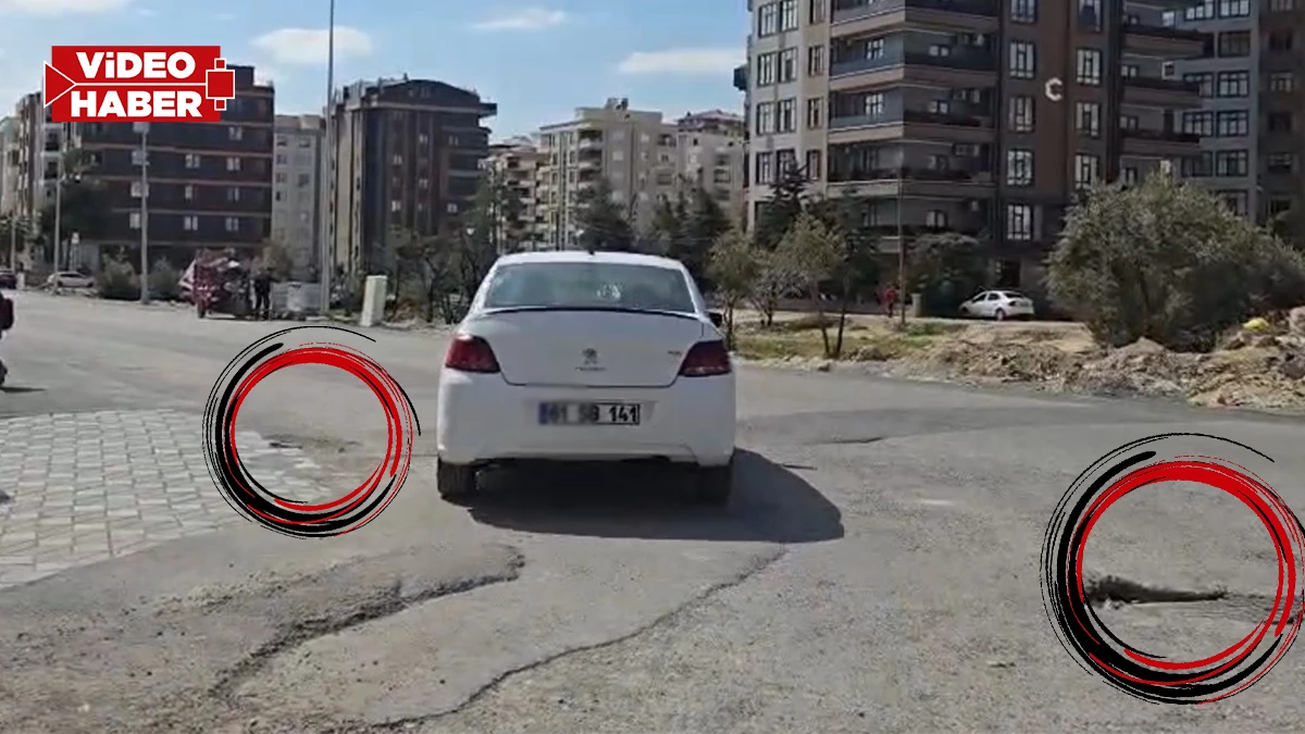 Şanlıurfa kent estetiğini unuttu! Araçlar hasar görüyor, bari kazaya yol açmasın