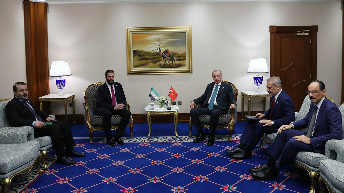 Cumhurbaşkanı Erdoğan Suriye Cumhurbaşkanı Şara ile görüştü