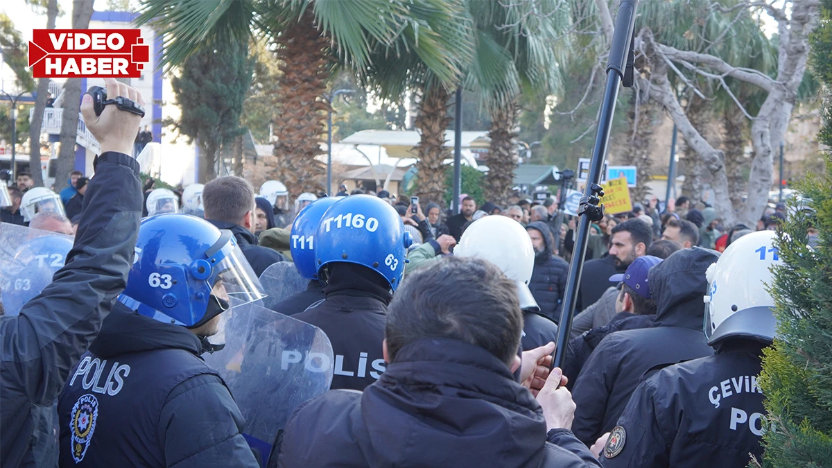 Şanlıurfa'da Rojava yürüyüşüne polis ekipleri izin vermedi!
