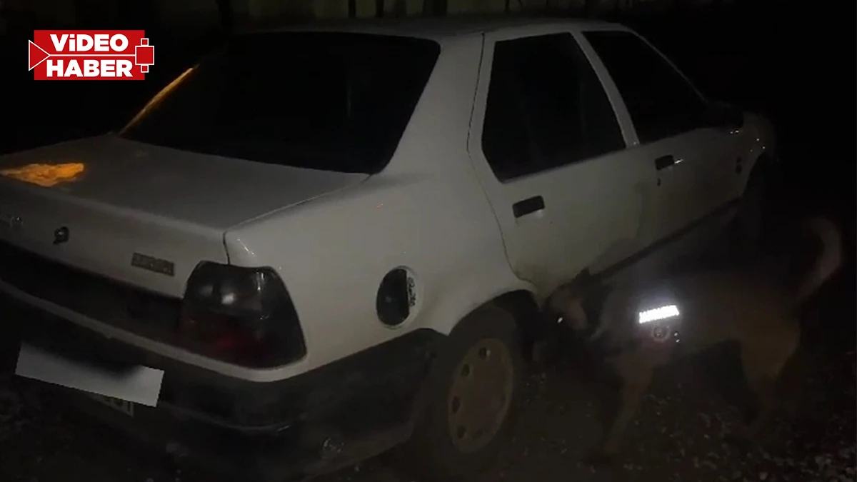 Şanlıurfa’da şüpheli araçtan bir kilo madde çıktı! Şüpheliler hakkında adli işlem