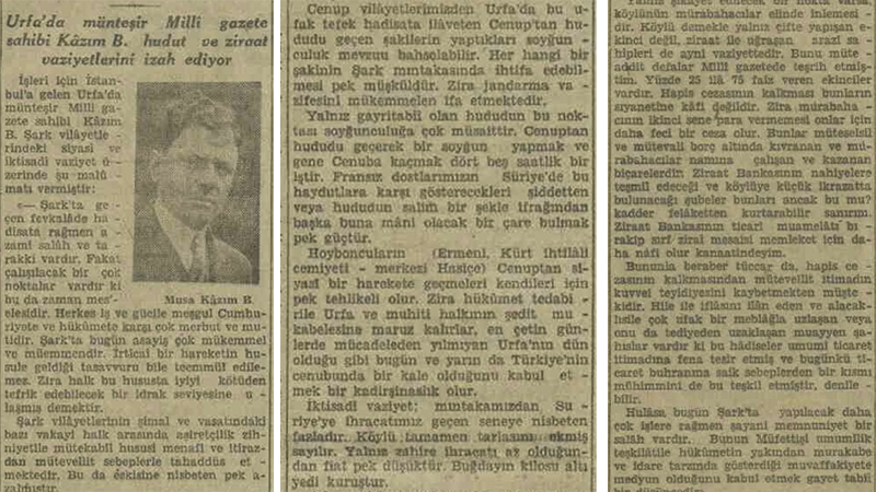 Değişen şehrin , değişmeyen makus talihi: Şanlıurfa’nın 94 yıllık sorunları ilk gazete…