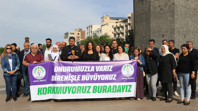 Birecik DEM Parti'ye yapılan saldırılar protesto edildi! Van, Batman, Diyarbakır…