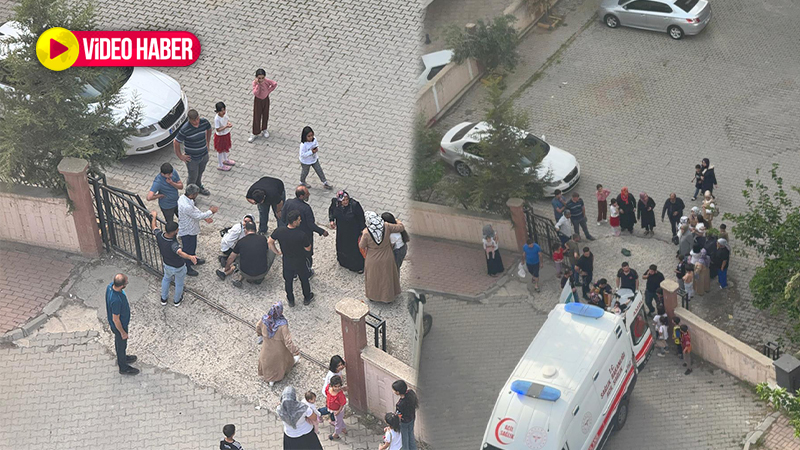 Şanlıurfa’da yürekler ağza geldi! Demir kapı küçük çocuğun üstüne düştü