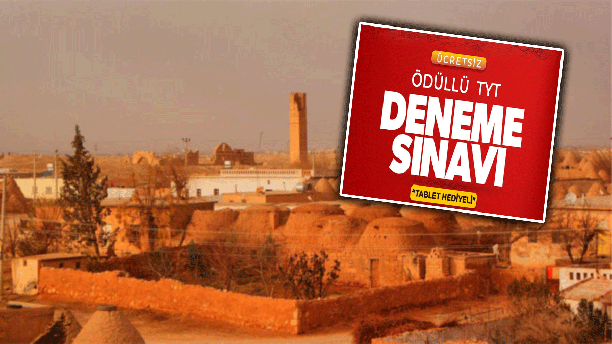 Şanlıurfa’da belediyeden öğrencilere tablet ödüllü deneme sınavı