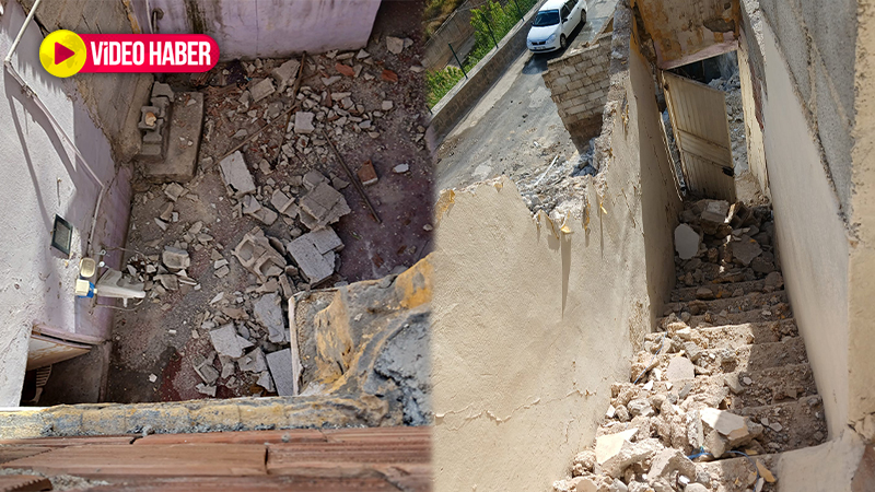 Şanlıurfa’da 6 Şubat’tan sağlam çıkan ev 2 yıl sonra yıkımda hasar aldı!