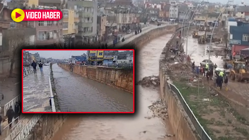 Sadece duvarları onarılan dereler bugün de taştı! Geçen yılki felakete ramak kaldı