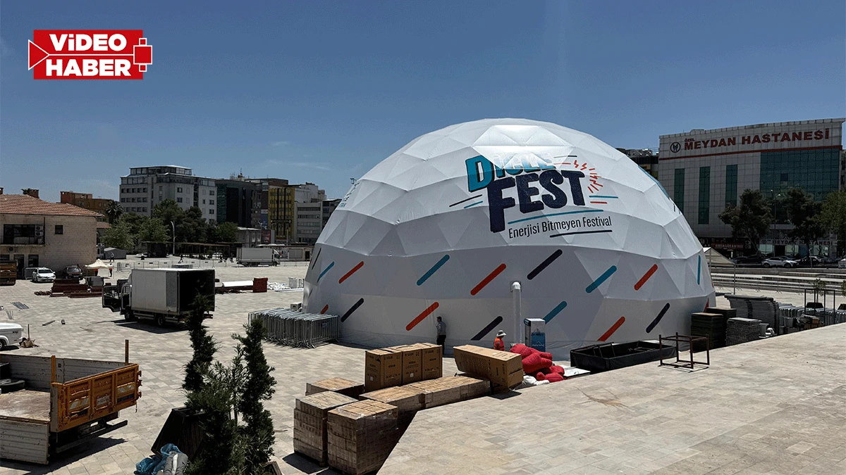 Şanlıurfa’da festival için geri sayım başladı! Rabia Meydanı’nda dev çadır kuruluyor