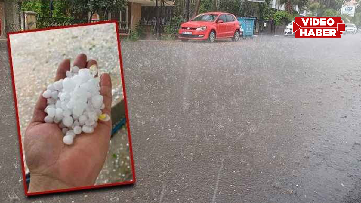 Şanlıurfa'da bir anda mermi gibi yağdı! Böyle dolu yağışı görülmedi...