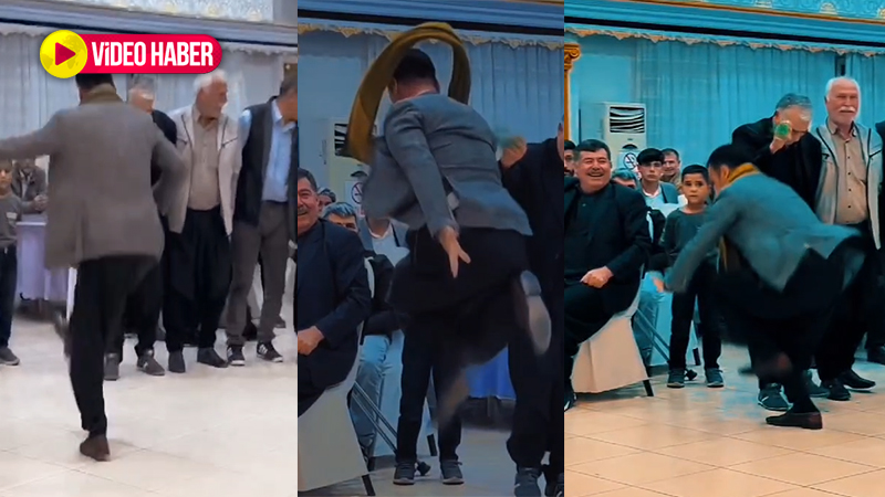 Böyle halay başı görülmedi!