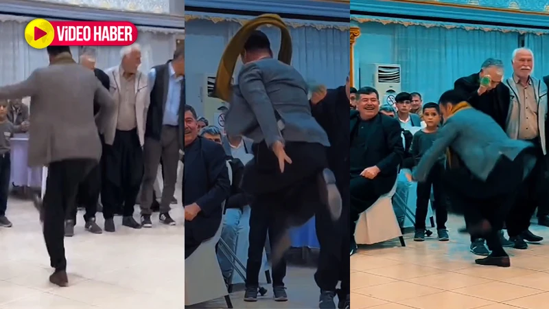 Böyle halay başı görülmedi!