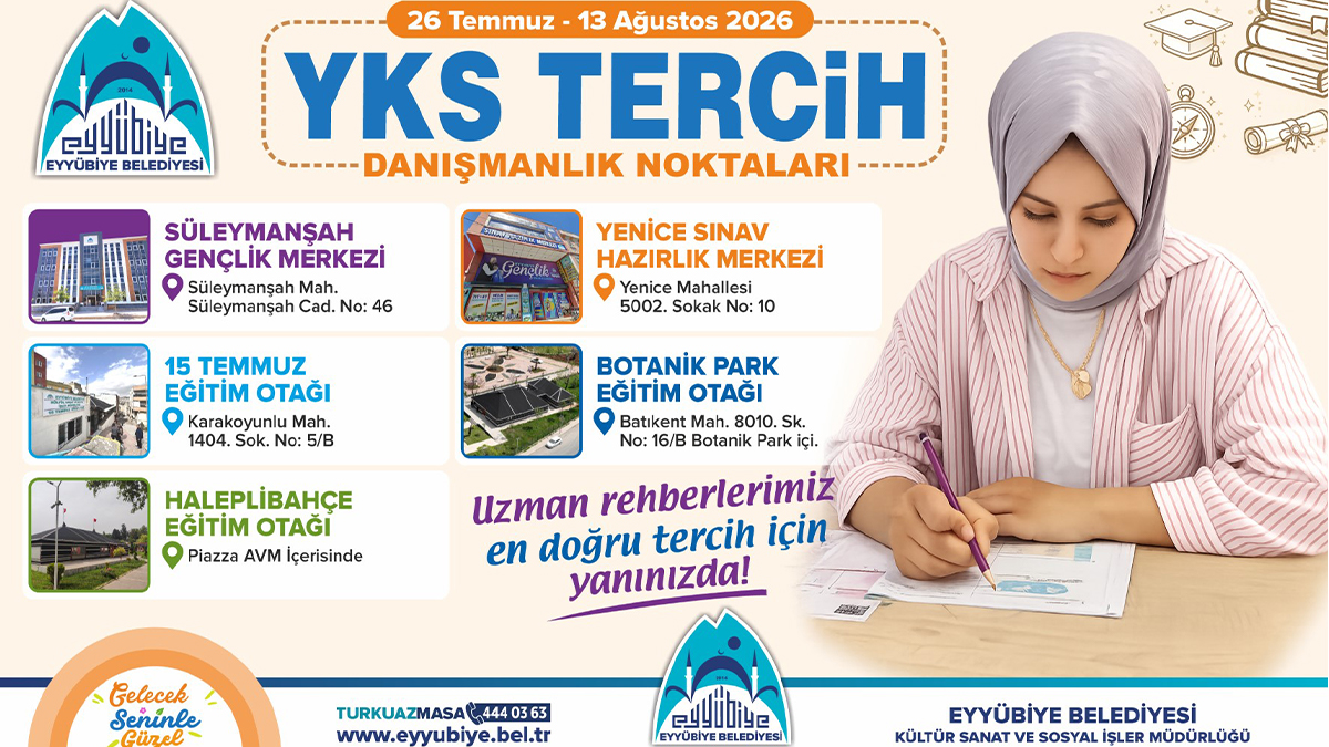 Eyyübiye’de üniversiteye gidecek olanlara tercih desteği: Uzman rehberler…