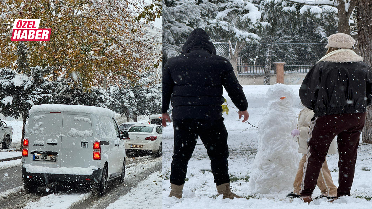 Şanlıurfa beyaza büründü: Çocuklar doyasıya eğlendi!