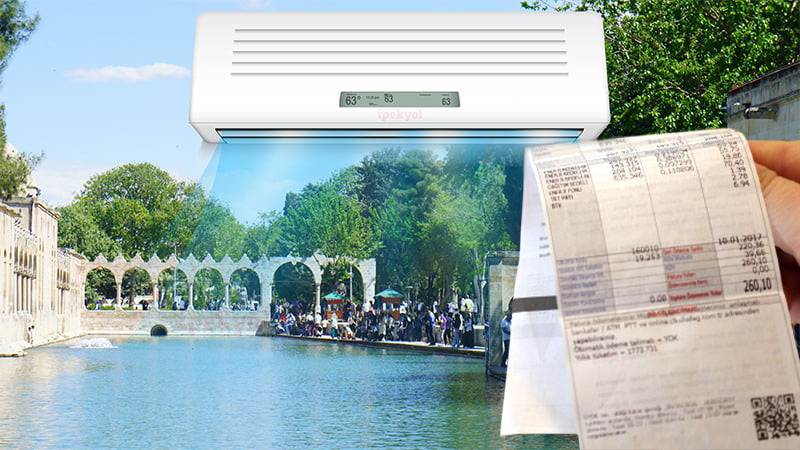 Şanlıurfa’da klima açanın faturası ikiye katlanıyor!