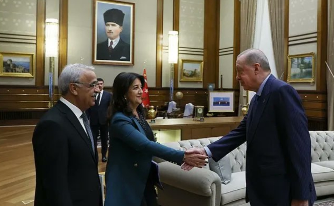 DEM Parti'den açıklama geldi...Cumhurbaşkanı Erdoğan ile görüşmenin detayları