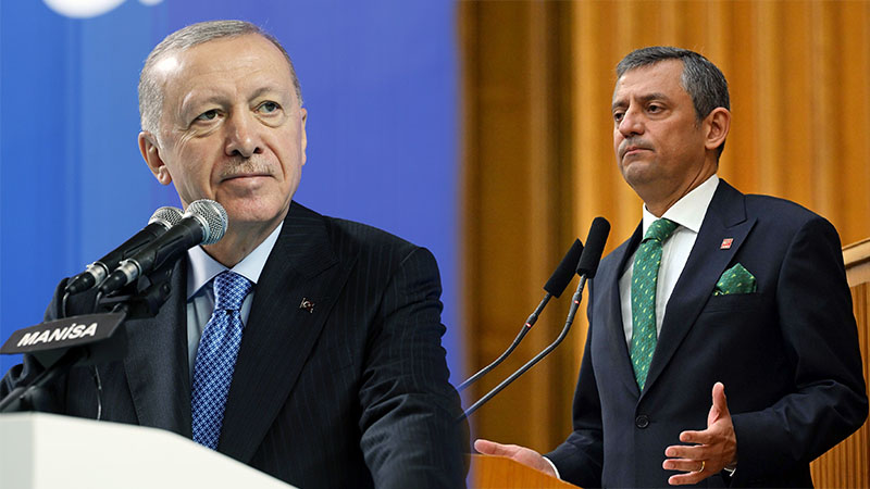 CHP lideri Özel'den Cumhurbaşkanı Erdoğan'a yanıt: "Partinin önüne tank mı yollayacaksın?"