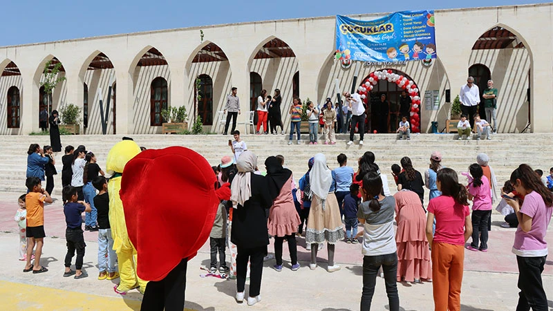 Şanlıurfa’da özel çocuklar 23 Nisan’da gönüllerince eğlendi