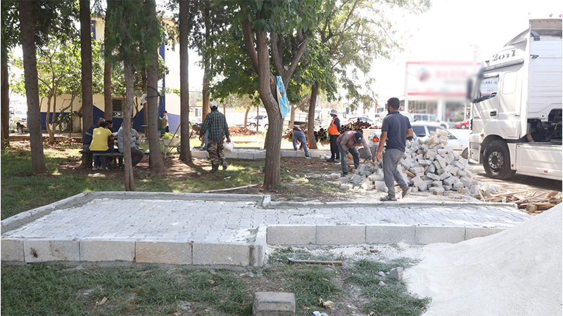 Eyyübiye’de sanayi sitesine ‘yeşil’ dokunuş