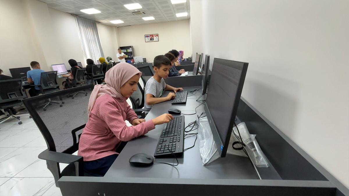 Eyyübiye’de ücretsiz kursla teknolojiyle tanıştılar