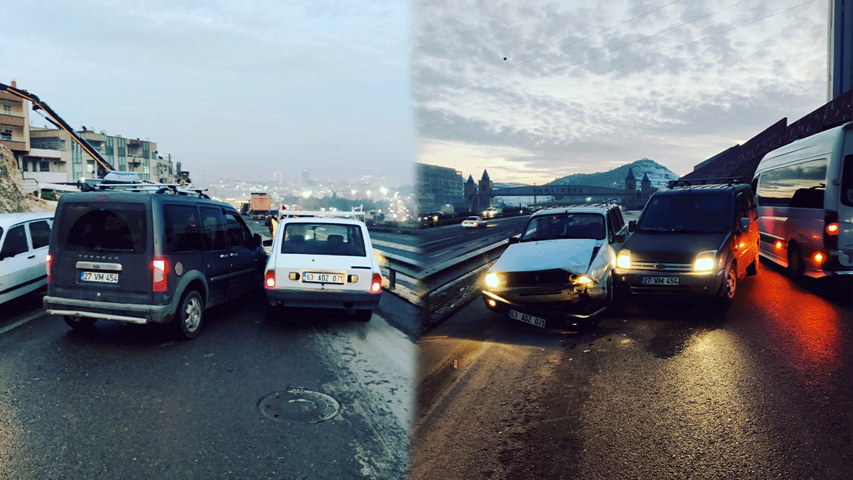 Şanlıurfa'da kaza sonrası trafik aksadı