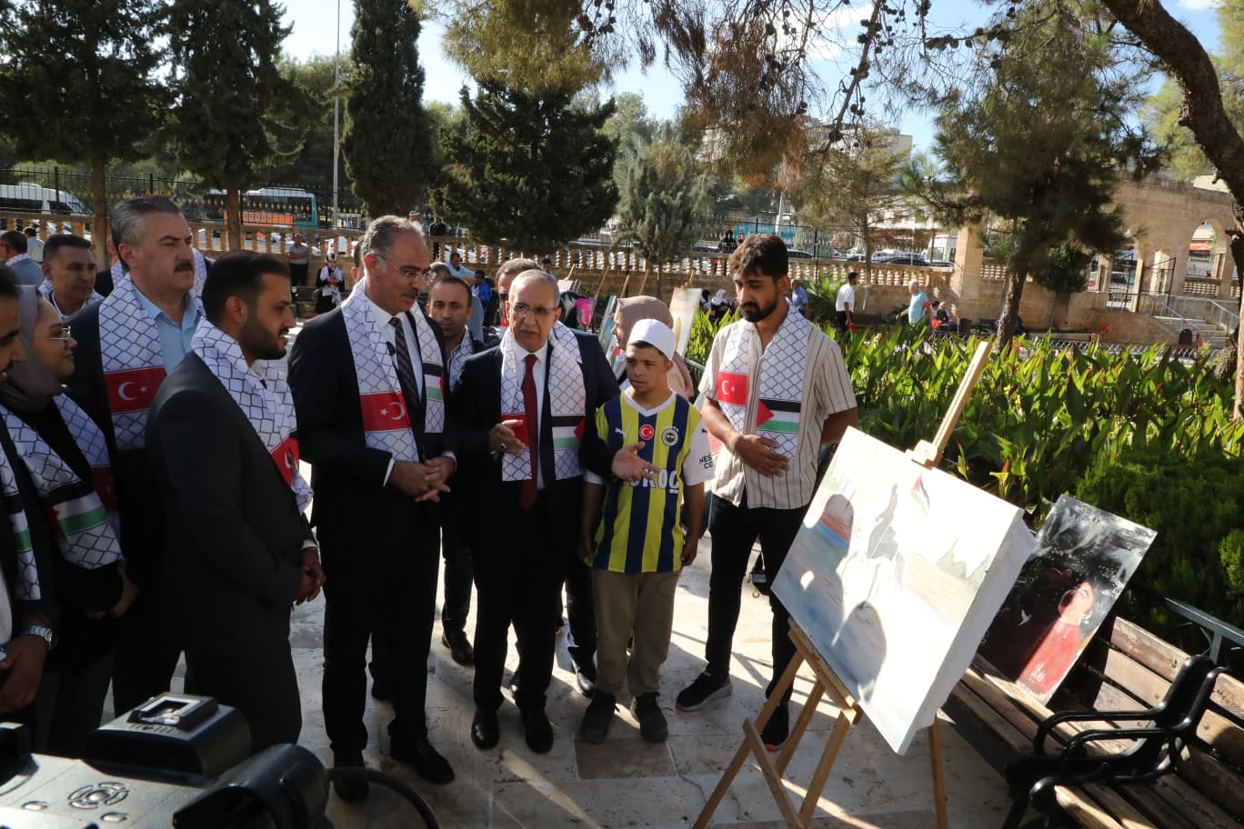 Şanlıurfa’da Gazze için anlamlı sergi