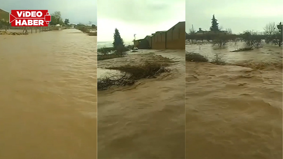 Şanlıurfa'da sağanak sonrası mahalle göle döndü