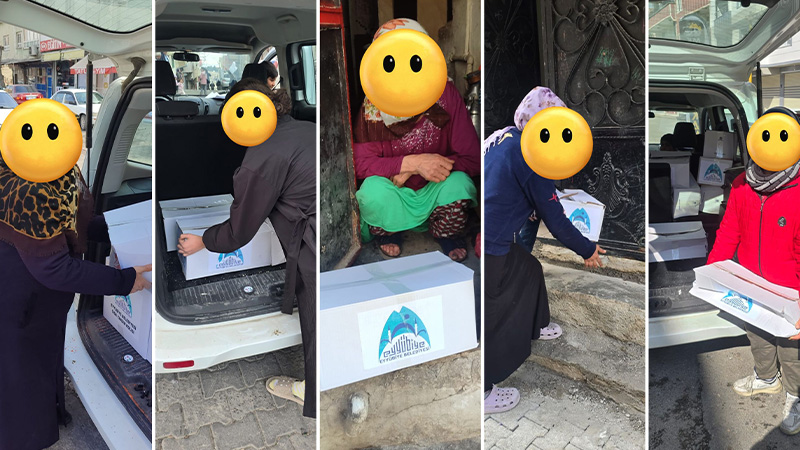 Şanlıurfa'da yaklaşık 2 ton et dağıtıldı