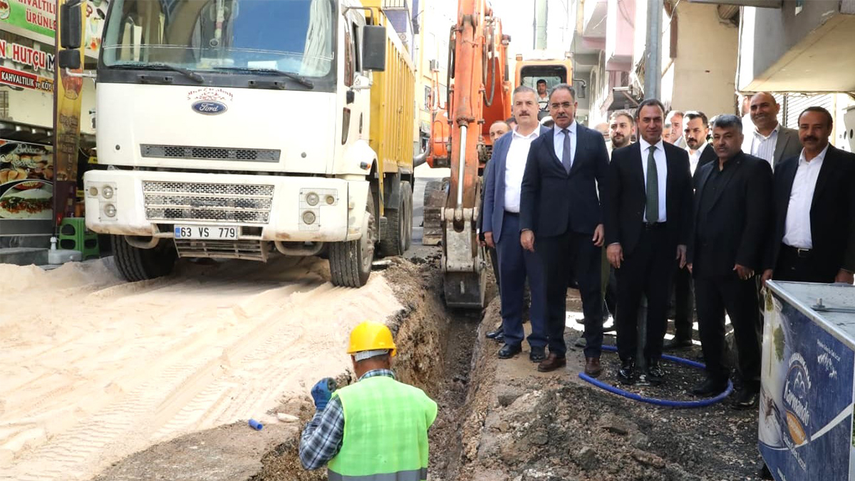 Eyyübiye'de doğal gaz sevinci! Mahallede kazılar başladı