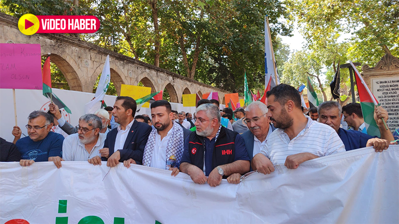 Urfa’da Filistin’e destek yürüyüşü