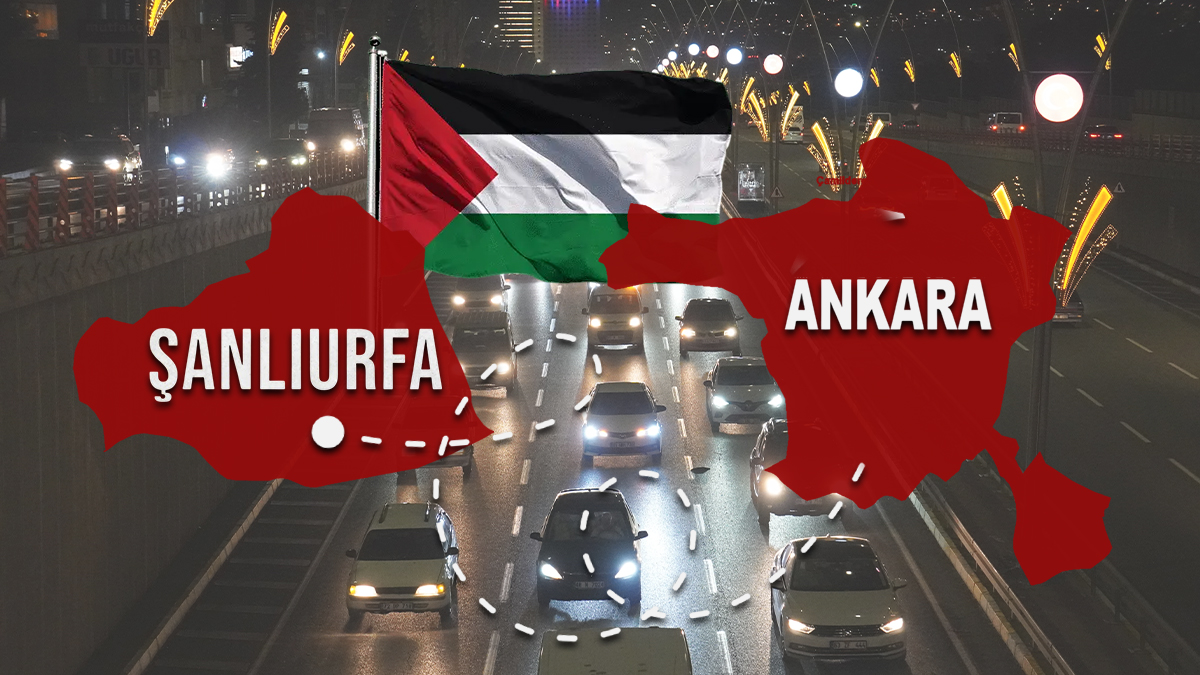 Şanlıurfa’dan 69 araçlık konvoy Ankara’ya gidiyor