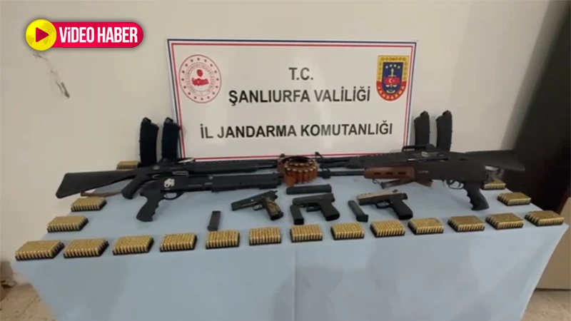 Urfa’da silah kaçakçılığı operasyonu