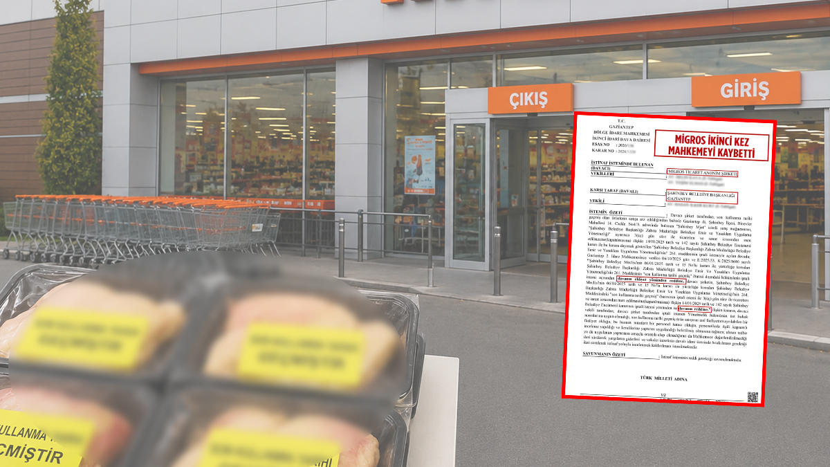 Belediyeden Migros'a karşı emsal karar!