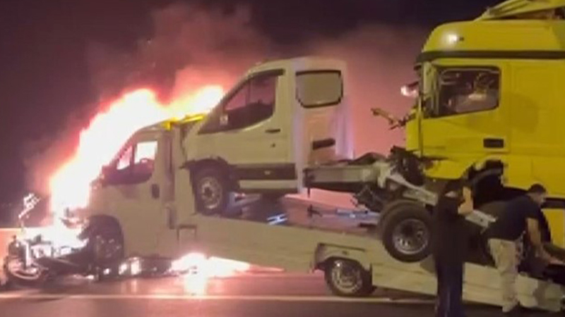 TAG Otoyolu Nurdağı kesiminde zincirleme kaza! 1 ölü, 1 ağır yaralı