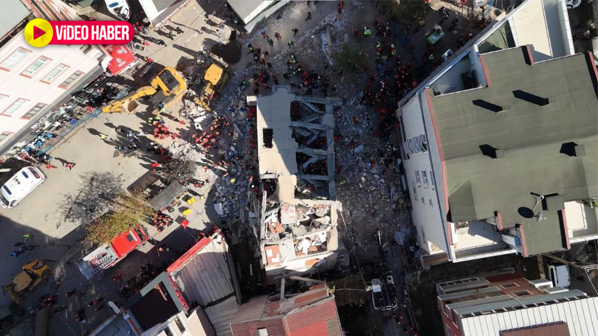 2 çocuğu hayattan koparan binanın yıkılma anı ortaya çıktı