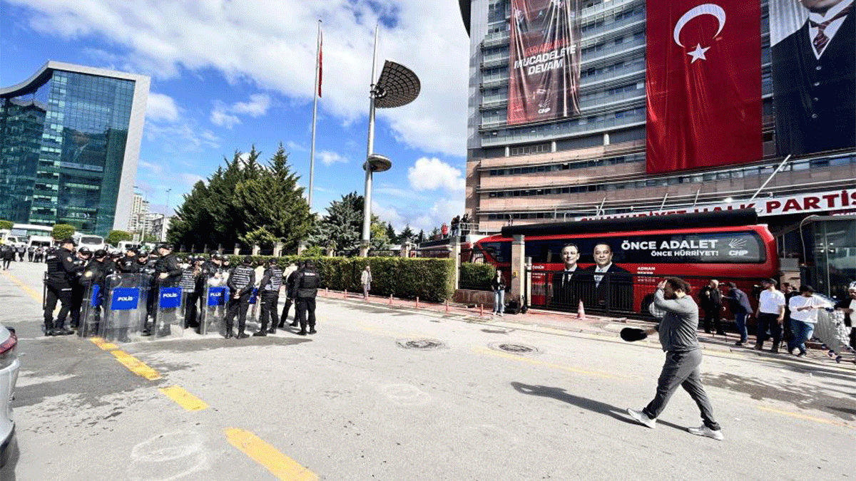 CHP Genel Merkezi önündeki olaylara soruşturma!