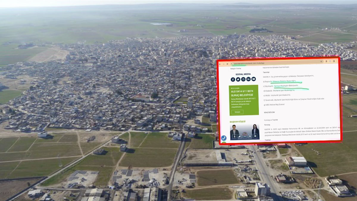 Şanlıurfa’daki belediyenin resmi sitesinde şaşırtan hata!
