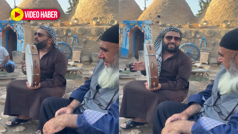 Harran'da sürpriz performans;  "Üç ay arpay mı verem, beş ay buğday mı verem"