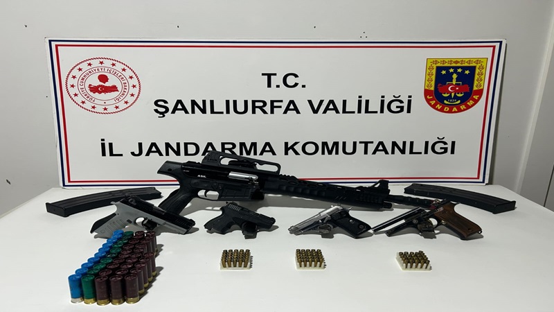 Şanlıurfa'da silah kaçakçılığı operasyonu! Gözaltılar var