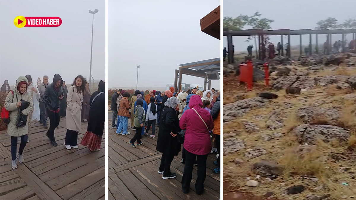 Şanlıurfa’da bu havaya rağmen tıklım tıklım! Onları hiçbir şey durduramadı