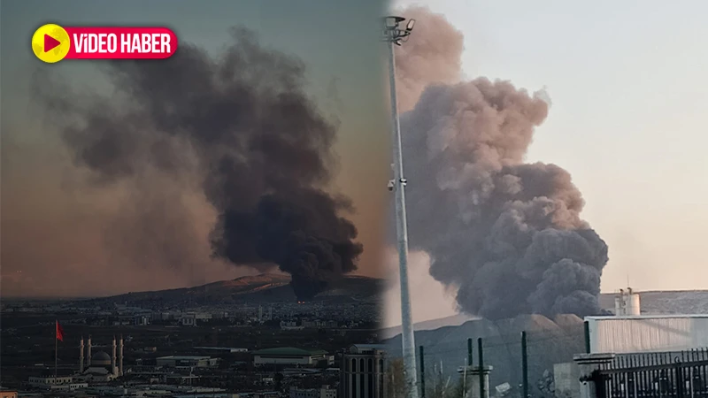 Şanlıurfa’da büyük fabrika yangını! Kilometrelerce uzaktan bile görünüyor