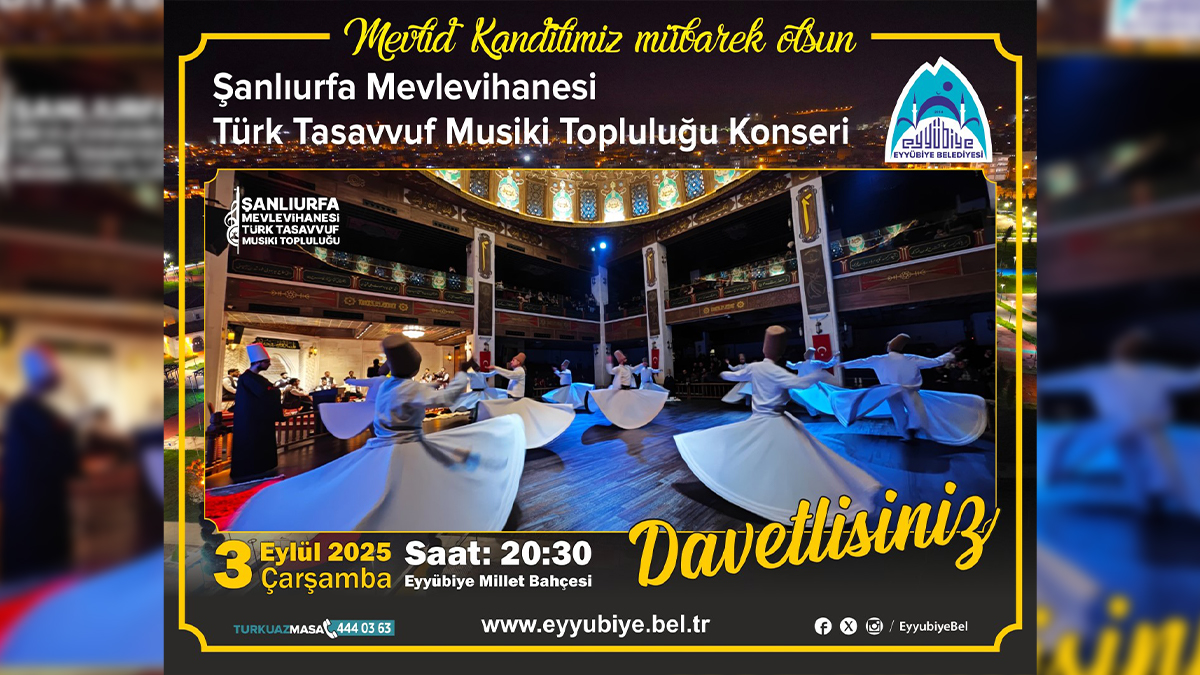 Şanlıurfalılar Mevlid Kandili’nde buluşuyor