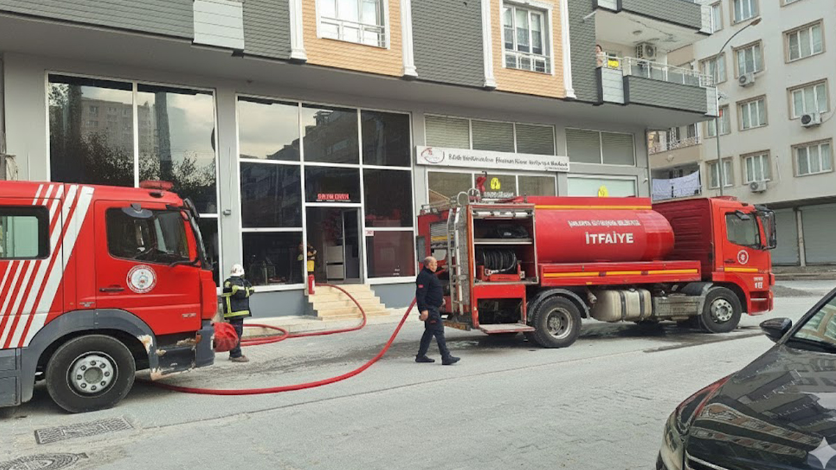 Şanlıurfa'da güzellik merkezi alev alev aldı!