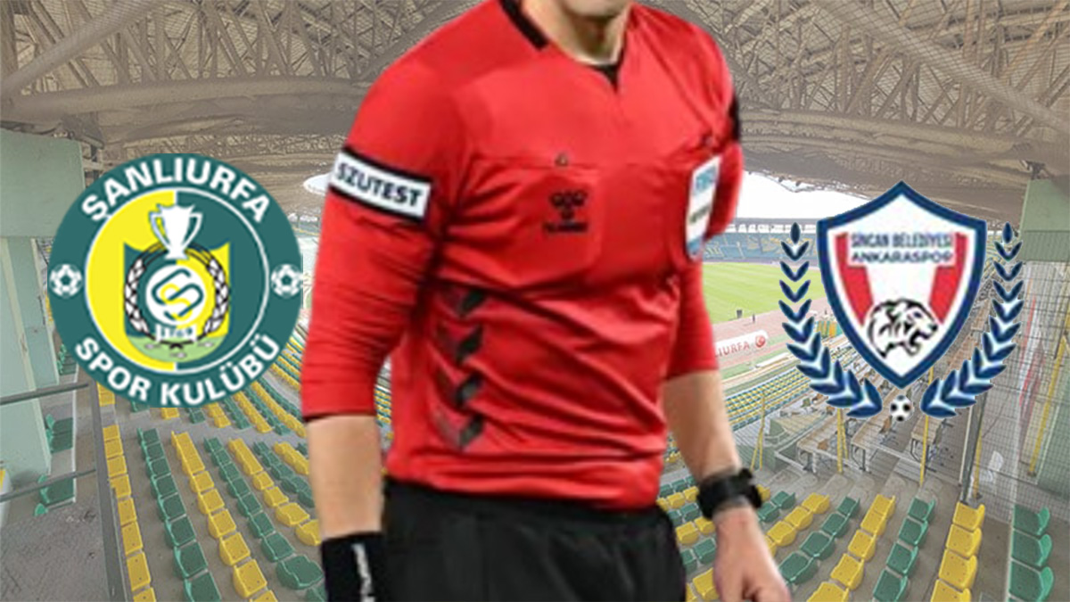 Şanlıurfaspor’un kritik maçının hakem kadrosu açıklandı!