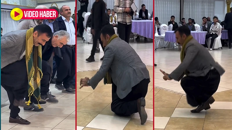 Şanlıurfa’daki halay başı izleyenleri şaşırttı