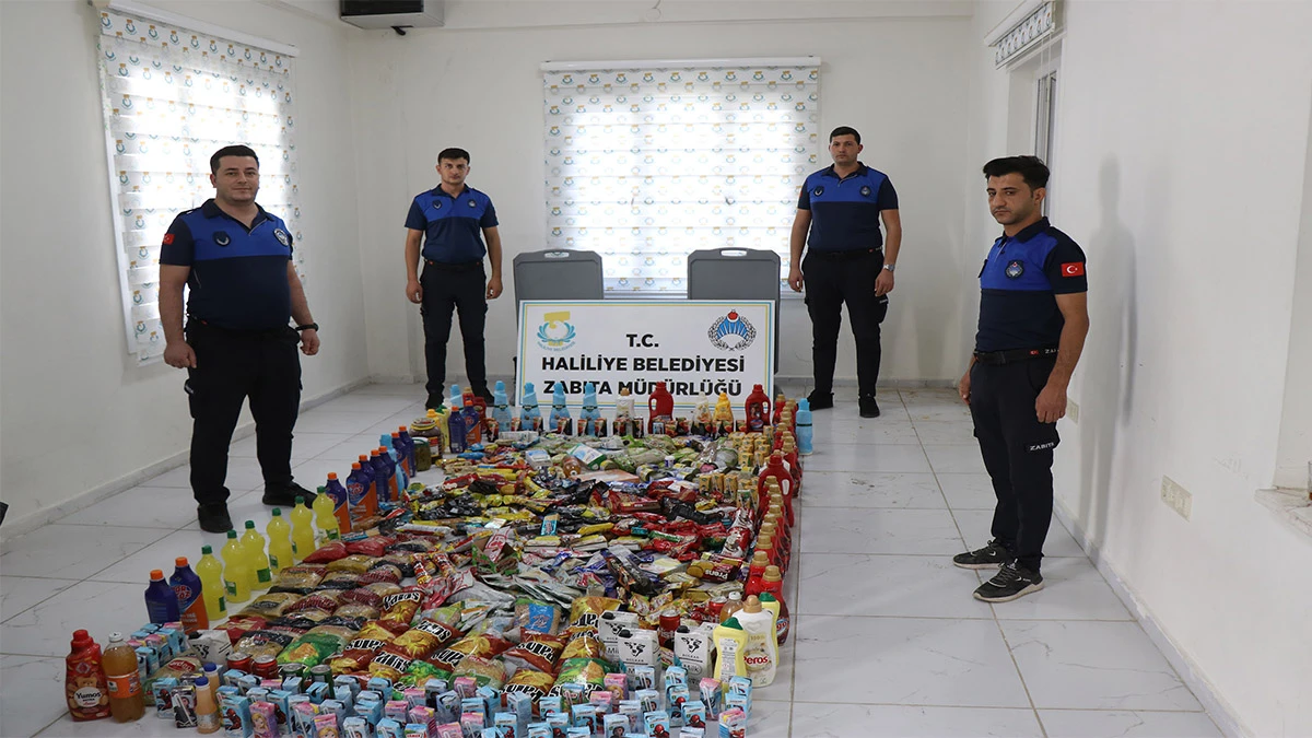 Haliliye'de 21 bin TL ceza kesildi, binlerce ürüne el konuldu!